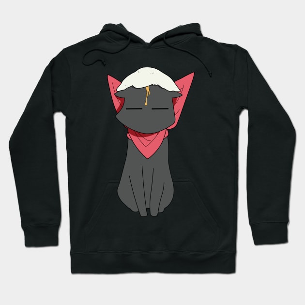 Sakamoto Nichijou Neko Hoodie by KokoroPopShop